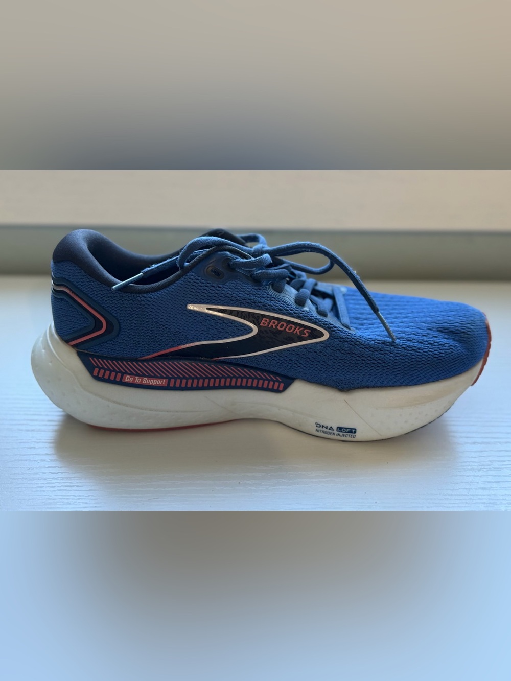 Brooks Glycerin GTS 21 Women’s Running Shoes Size 8 Wide Blue DNA Loft Support - Picture 13 of 16
